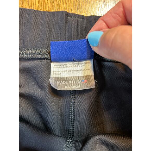 irideon Black Equestrian Leggings Breeched Riding Pants Stretch Pull On Sz XL - Picture 5 of 13